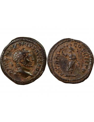 CARACALLA - DENIER FOURRE, Sérapis - APRES 216