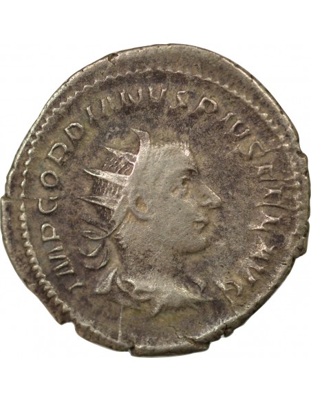 Rome Empire Gordien III 1 antoninien Billon 243 R Rome