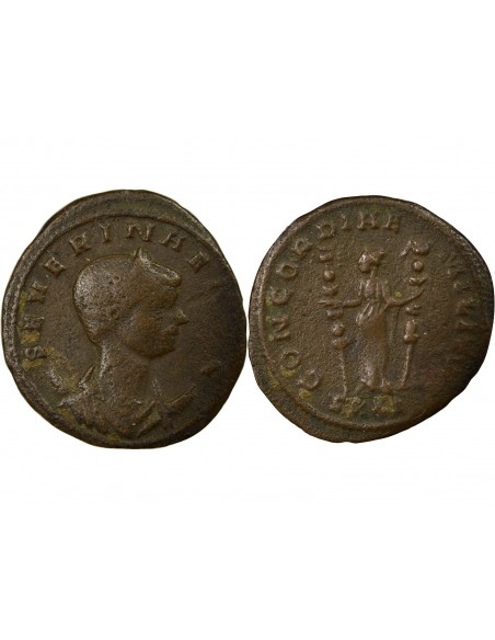 Rome Empire Séverine Concordia 1 antoninien Billon 275 Siscia