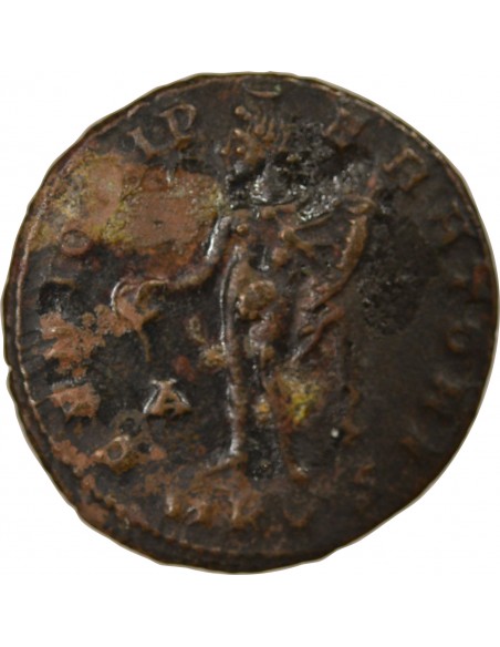 Rome Empire Galère Génie 1 follis Cuivre 308-309 Cyzique