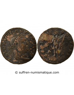 Rome Empire Galère Génie 1 follis Cuivre 308-309 Cyzique