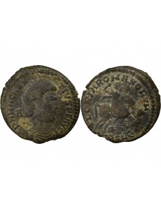 Rome Empire Magnence 1 maiorina Cuivre 350 D Lyon 2