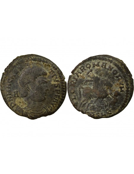 Rome Empire Magnence 1 maiorina Cuivre 350 D Lyon