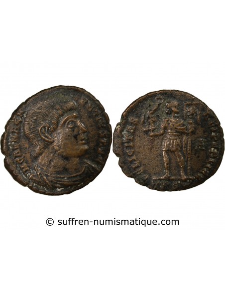 Rome Empire Magnence Magnentius 1 maiorina Cuivre 350 Trèves