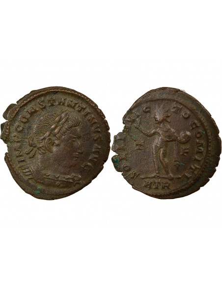 Rome Empire Constantin Ier Sol 1 nummus Cuivre 316-317 Trèves
