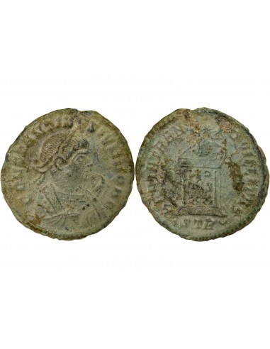 Rome Empire Constantin II Autel 1 nummus Cuivre 323 Trèves