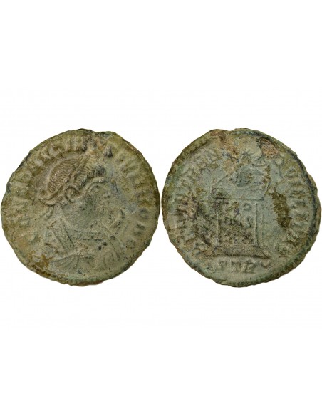 Rome Empire Constantin II Autel 1 nummus Cuivre 323 Trèves