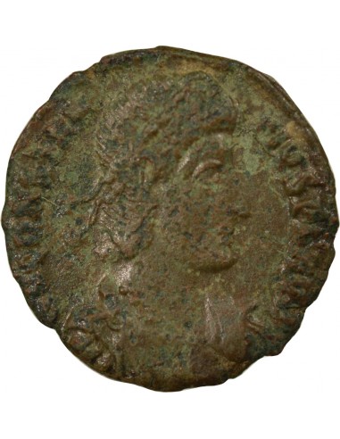 Rome Empire Constance II Soldat & Cavalier 1 nummus Cuivre 348-355 Sirmium