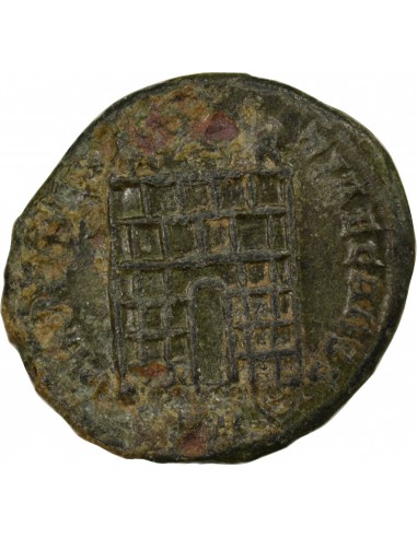 Rome Empire Constance II Porte de Camp 1 nummus Cuivre 326 Trèves