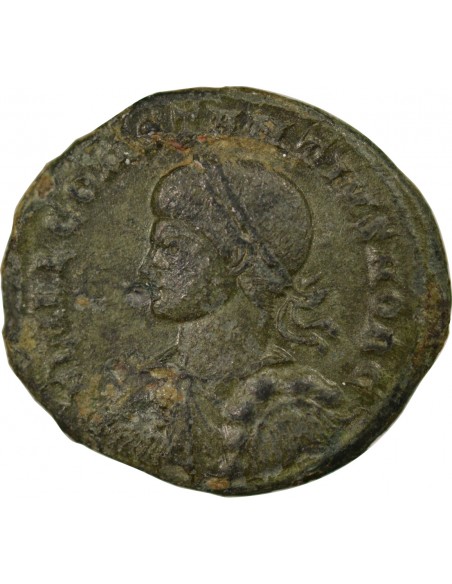 Rome Empire Constance II Porte de Camp 1 nummus Cuivre 326 Trèves