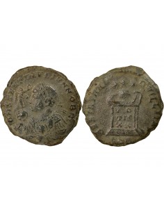 Rome Empire Constantin II Nummus Cuivre 321-323 Trèves 2
