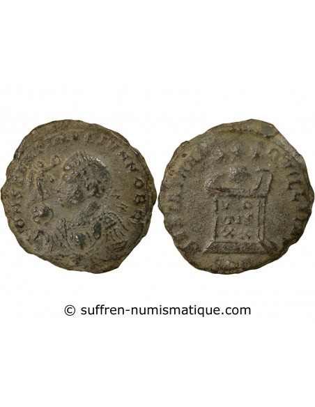 Rome Empire Constantin II 1 nummus Cuivre 321-323 Trèves