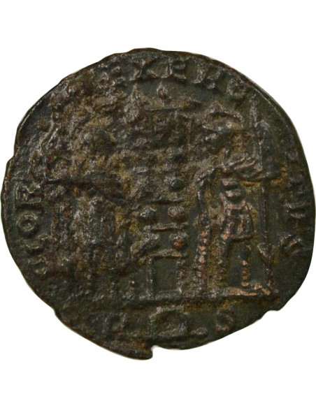 Rome Empire Constantin II Soldats 1 nummus Cuivre 333-335 R Rome