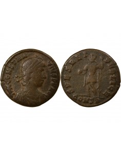 Rome Empire Constance II Empereur 1 nummus Cuivre 358 Constantinople 2