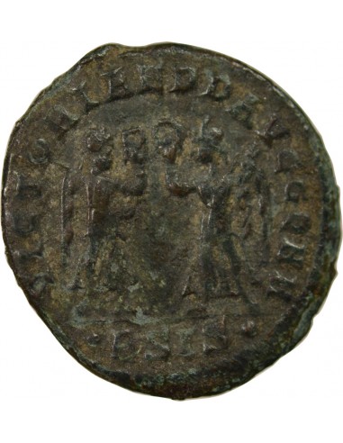 Rome Empire Constant Ier Victoires 1 nummus Cuivre 347-348 Siscia