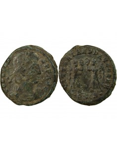 Rome Empire Constant Ier Victoires 1 nummus Cuivre 347-348 Siscia 2