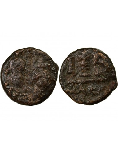 Empire Byzantin Héraclius 01-févr follis Cuivre 610-641 Carthage