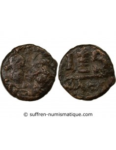 Empire Byzantin Héraclius 01-févr follis Cuivre 610-641 Carthage