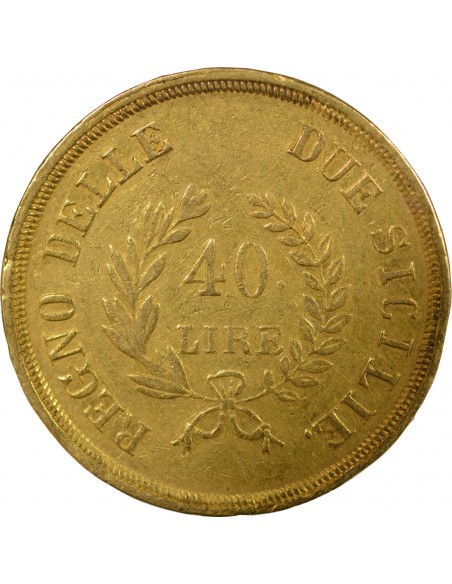 ITALIE, JOACHIM MURAT - 40 LIRE OR 1813 NAPLES﻿