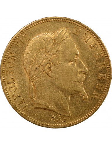 NAPOLEON III ﻿- 50 FRANCS OR 1864 A PARIS