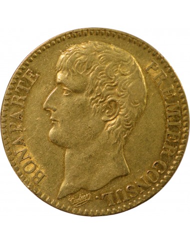 BONAPARTE 1er CONSUL﻿ - 40 FRANCS OR AN 12 A PARIS﻿