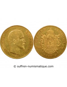 NAPOLEON III - 100 FRANCS OR 1857 A PARIS﻿