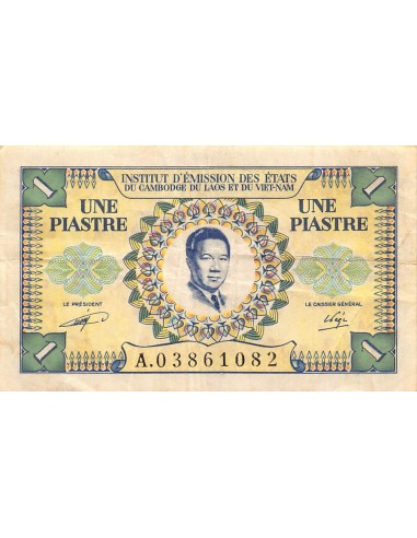 Indo-Chine Fr. 1 piastre 1953