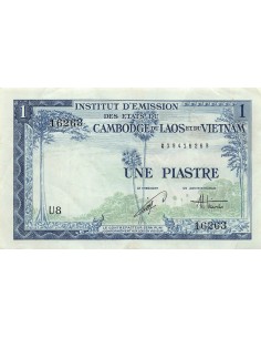 Indo-Chine Fr. 1 piastre 1954