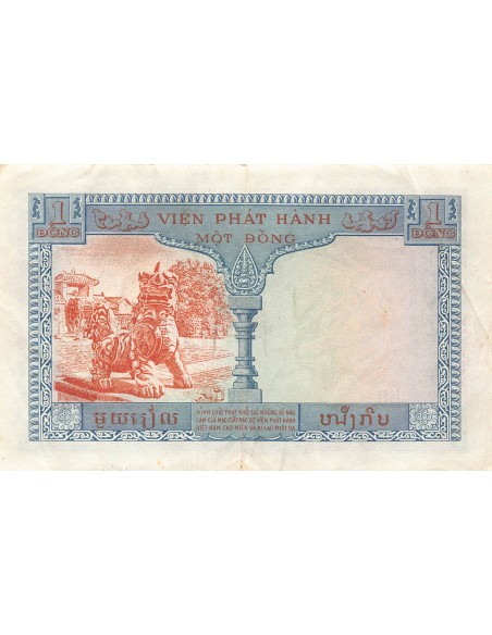 Indo-Chine Fr. 1 piastre 1954