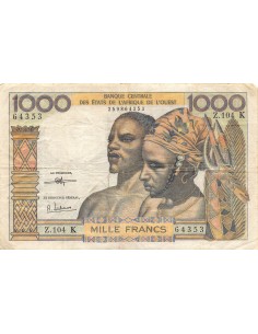 Sénégal 1000 francs 1971-1973