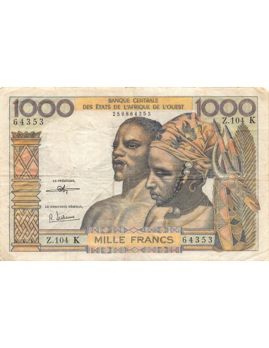 Sénégal 1000 francs 1971-1973