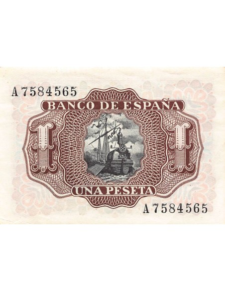 Espagne 1 peseta 1953