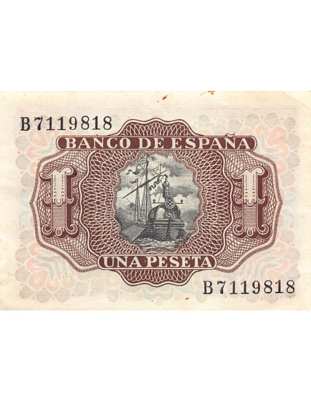 Espagne 1 peseta 1953