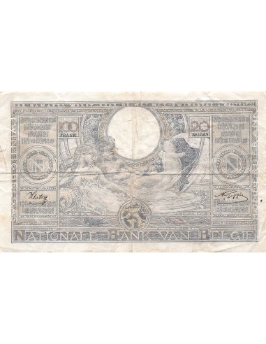 Belgique 100 francs 1941
