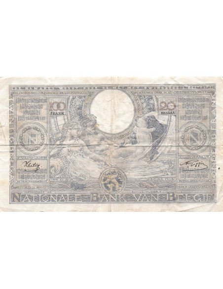Belgique 100 francs 1941