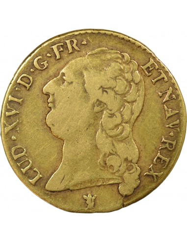 LOUIS XVI - LOUIS D'OR A LA TÊTE NUE 1787 I LIMOGES