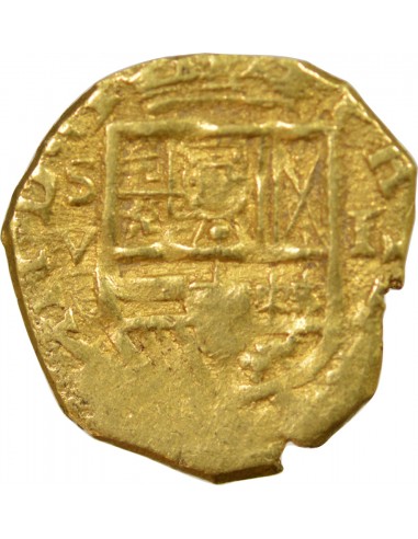 ESPAGNE, PHILIPPE III - ESCUDO OR 1611/1615 S SEVILLE