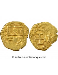 ESPAGNE, PHILIPPE III - ESCUDO OR 1611/1615 S SEVILLE