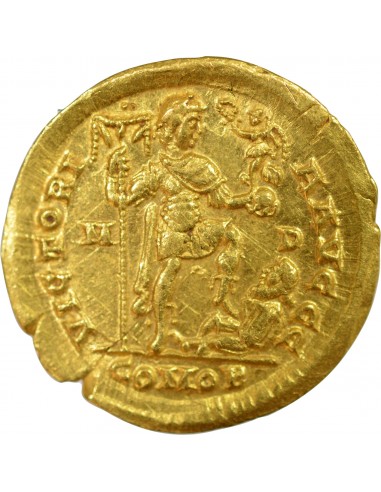 Rome Empire Honorius 1 solidus Or 395-402 M Milan