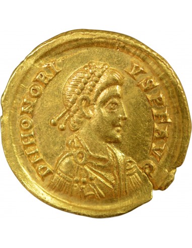 Rome Empire Honorius 1 solidus Or 395-402 M Milan