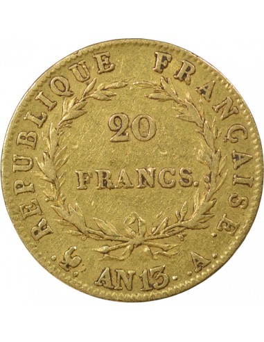 NAPOLEON Ier﻿ - 20 FRANCS OR AN 13 A PARIS﻿﻿﻿