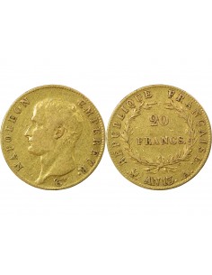 NAPOLEON Ier﻿ - 20 FRANCS OR AN 13 A PARIS﻿﻿﻿ 2