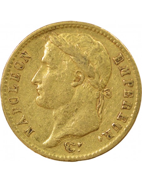 NAPOLEON Ier - 20 FRANCS OR 1810 W PARIS
