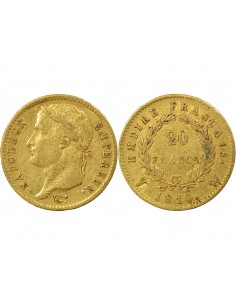NAPOLEON Ier - 20 FRANCS OR 1810 W PARIS 2
