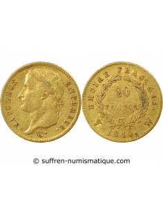 NAPOLEON Ier - 20 FRANCS OR 1810 W PARIS