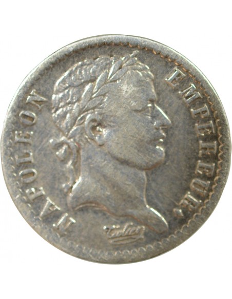NAPOLEON Ier - DEMI FRANC ARGENT 1811 B ROUEN