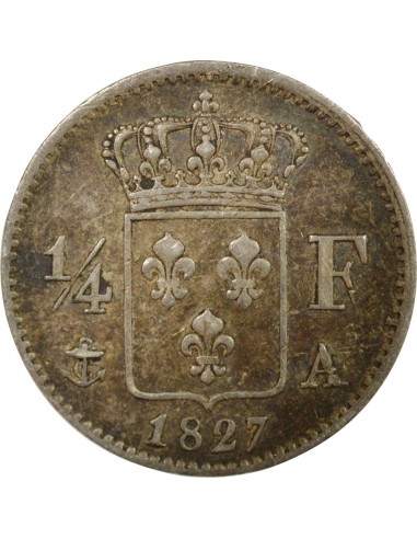 Charles X 01-avr franc Argent 1827 A Paris
