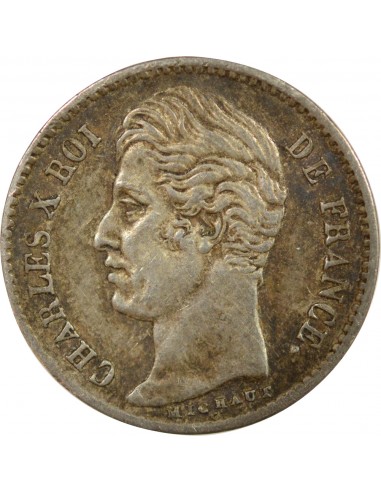 Charles X 01-avr franc Argent 1827 A Paris