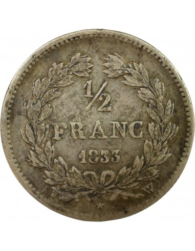 Louis-Philippe Ier 01-févr franc Argent 1833 W Lille