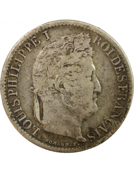 Louis-Philippe Ier 01-févr franc Argent 1833 W Lille